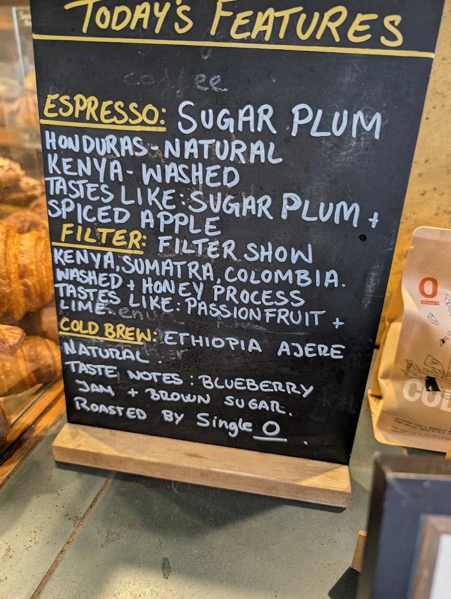 Menu, The Bread Social - Tweed Heads