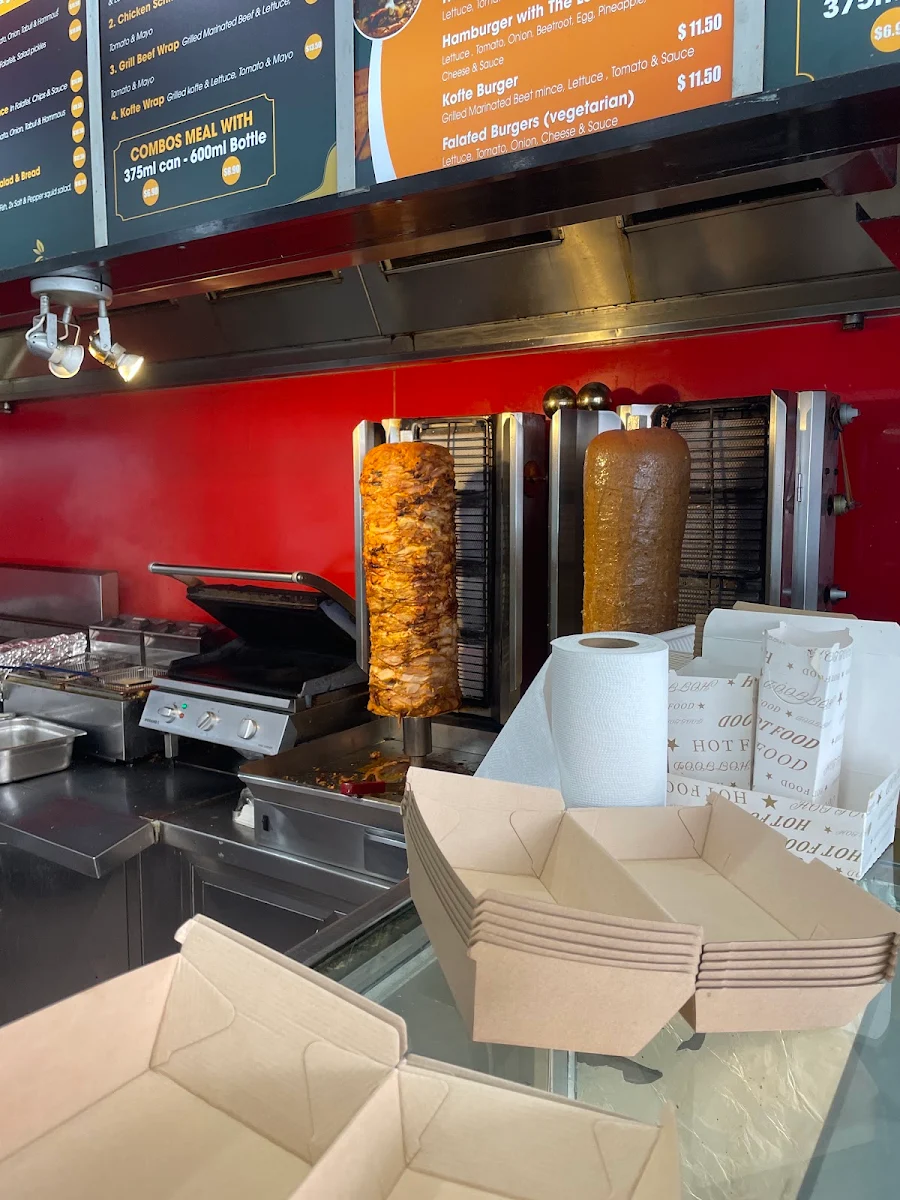 Menu, King of Kebabs Lane Cove