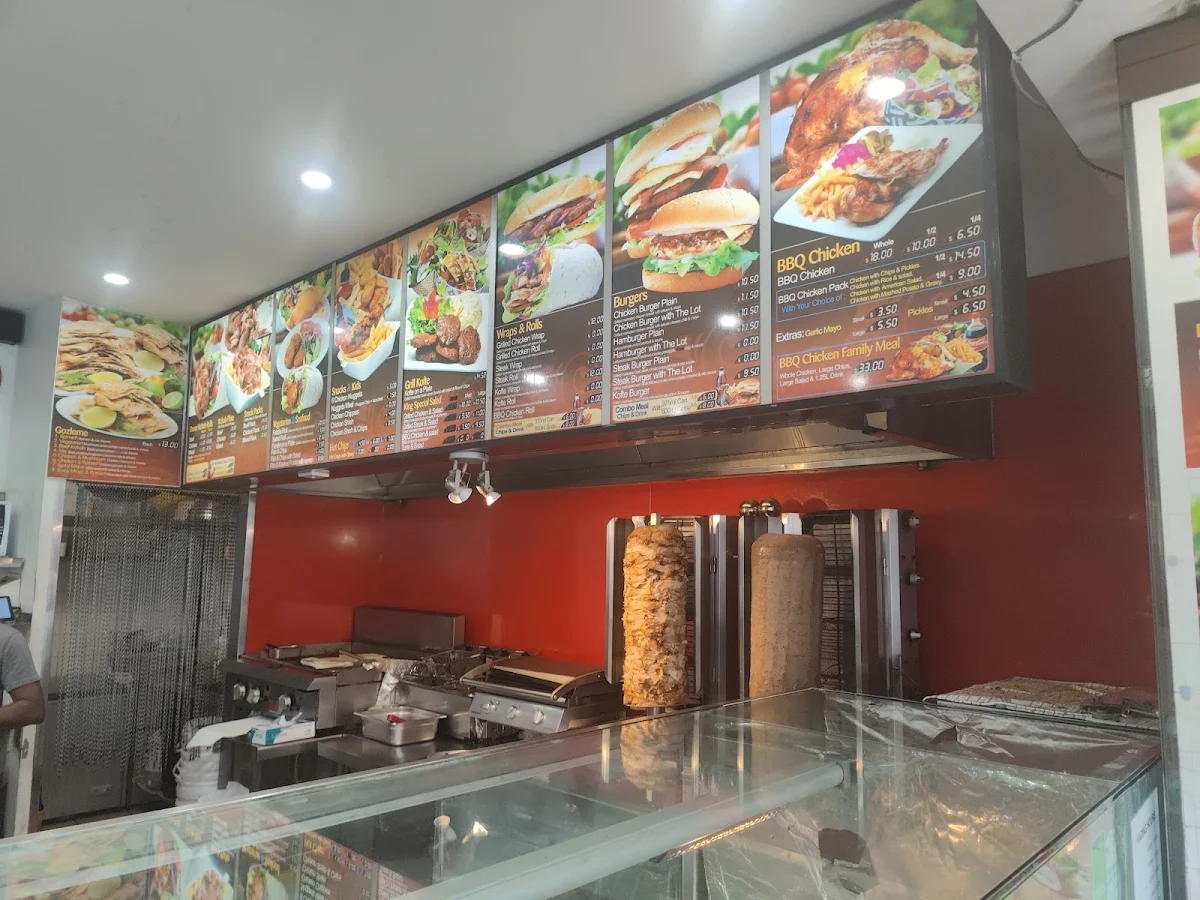 Menu, King of Kebabs Lane Cove