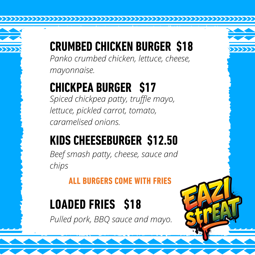 Menu, EAZI strEAT