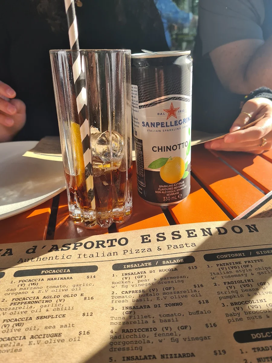 Menu, Pizza By D’Asporto