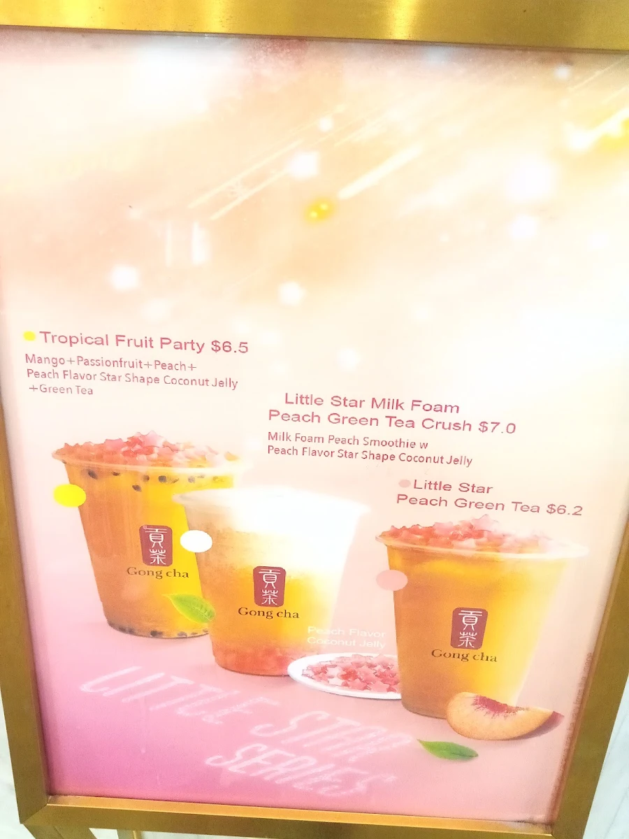 Menu, Gong Cha Chermside