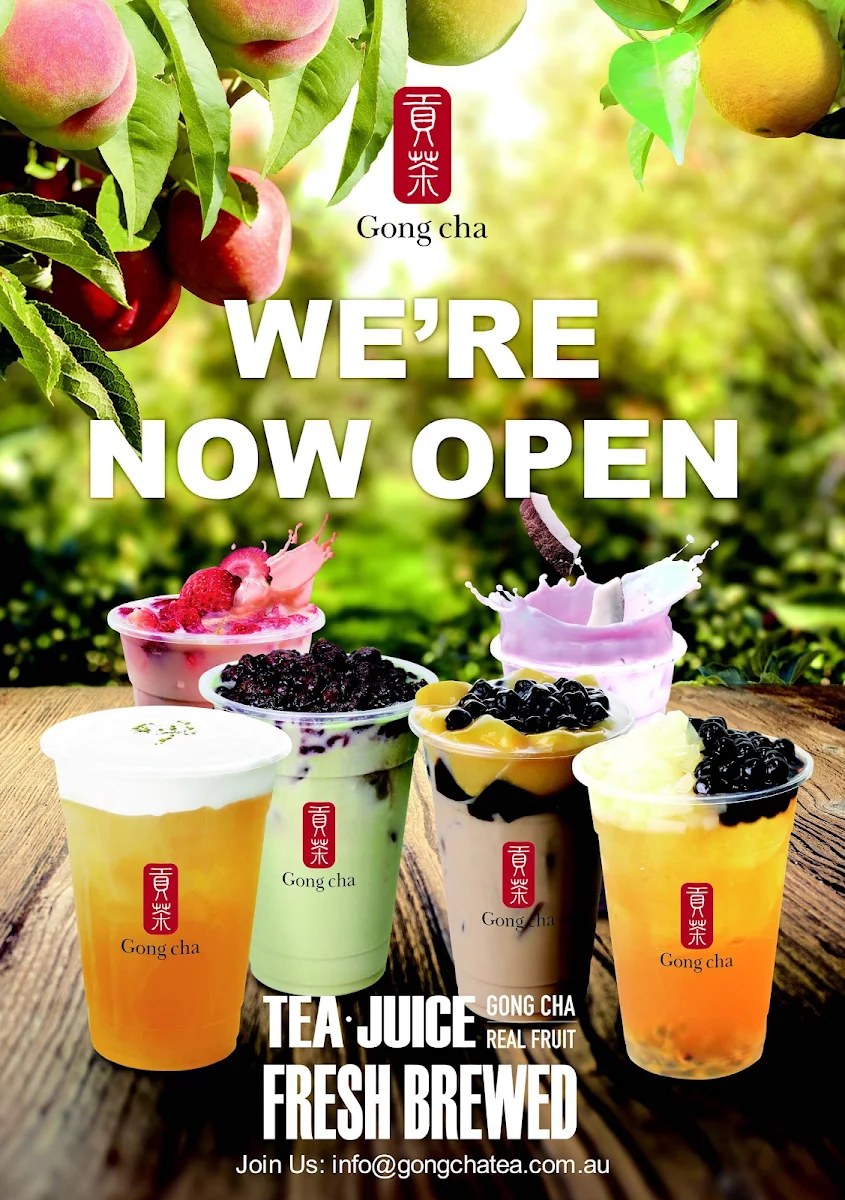 Menu, Gong Cha Chermside