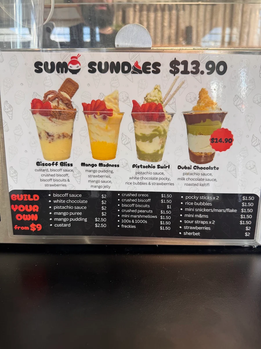 Menu, Bubble Me Bubble Tea & Deserts