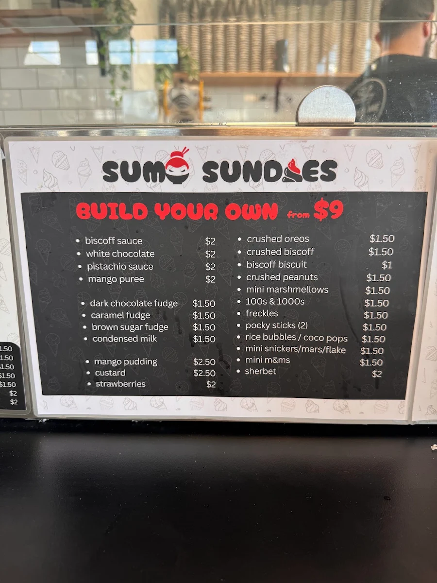 Menu, Bubble Me Bubble Tea & Deserts