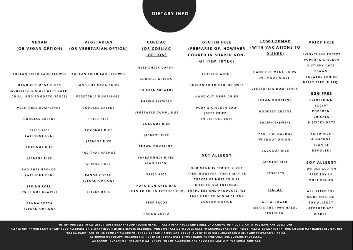 Menu, frankie. Bar & Eatery