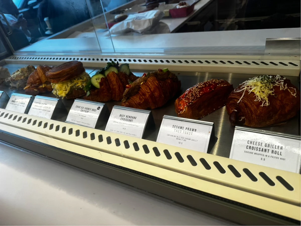 Menu, Zonts Bakehouse Victoria Park