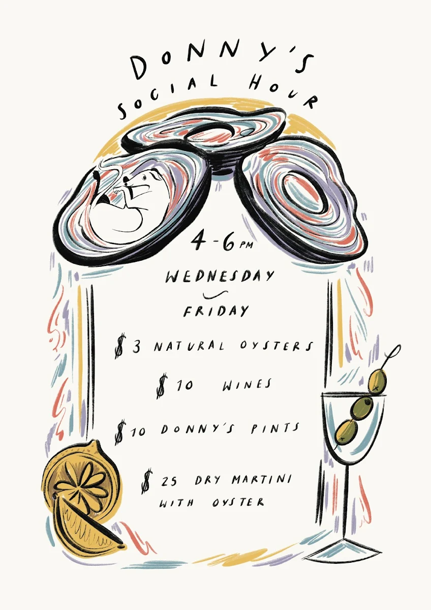 Menu, Donny's