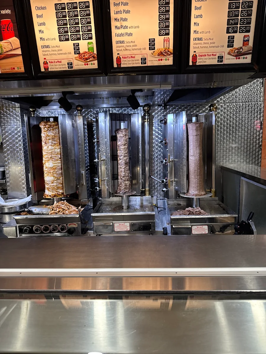Menu, Brothers Kebabs and Burgers