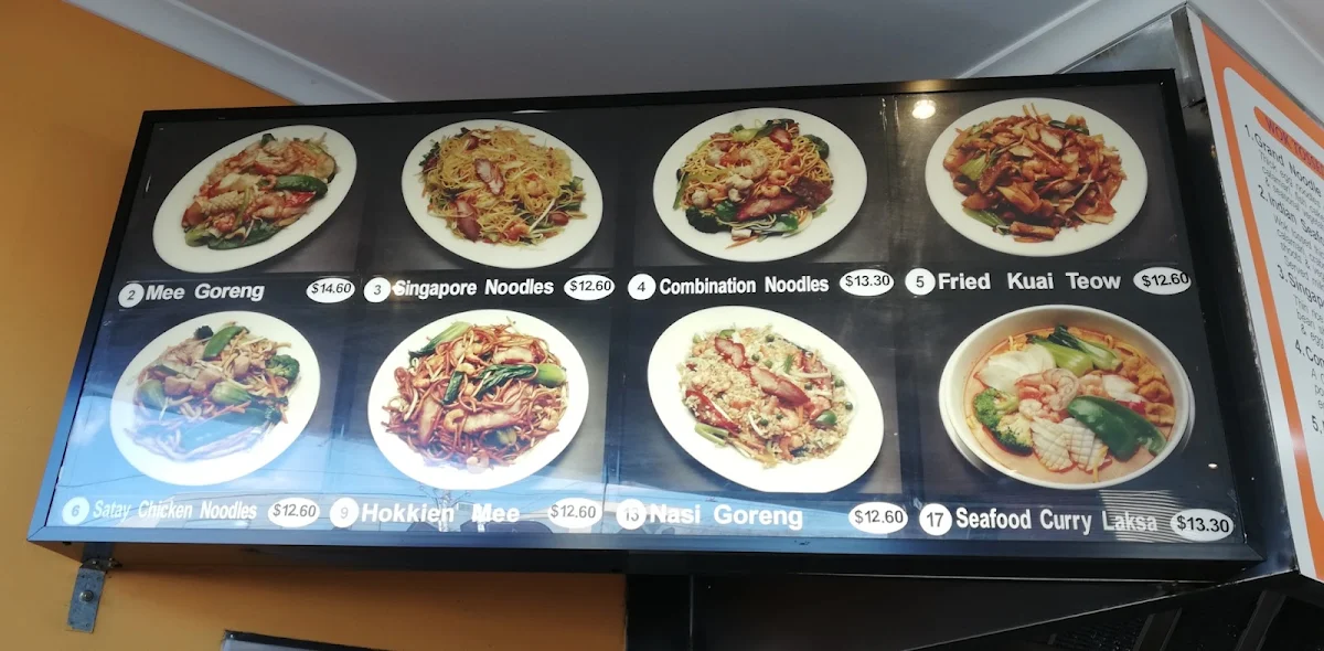 Menu, Grand Noodle