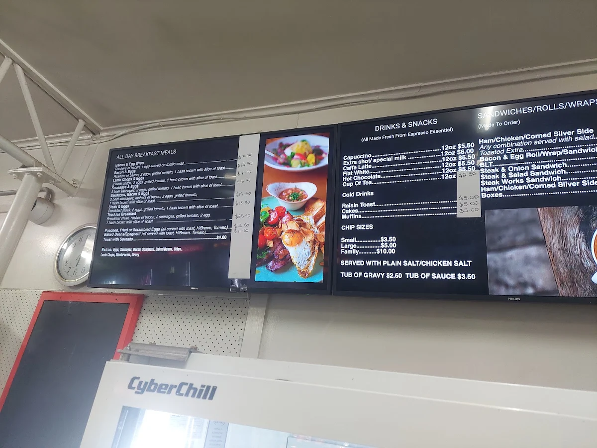 Menu, Injune Roadhouse