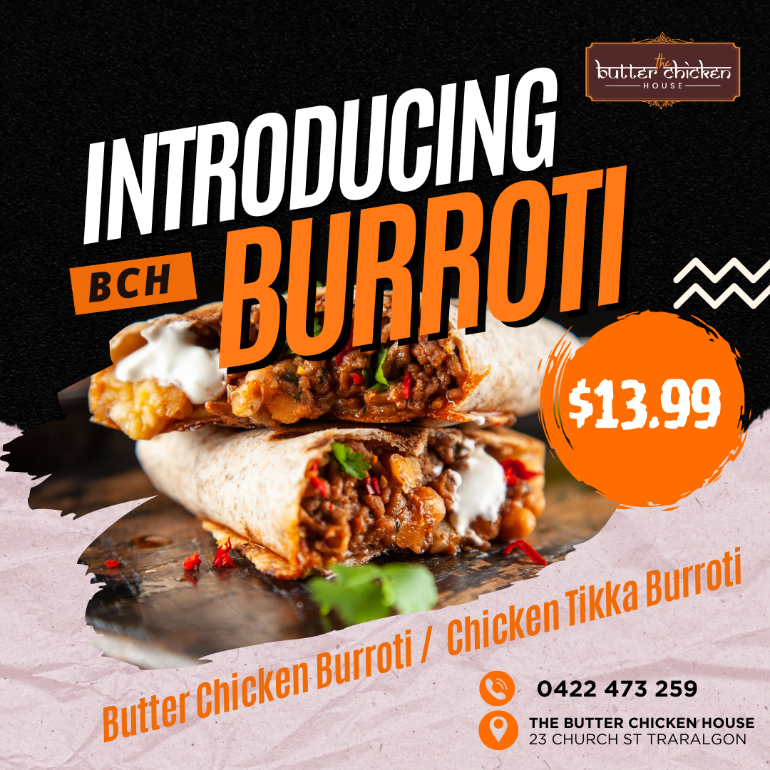Menu, The Butter Chicken House