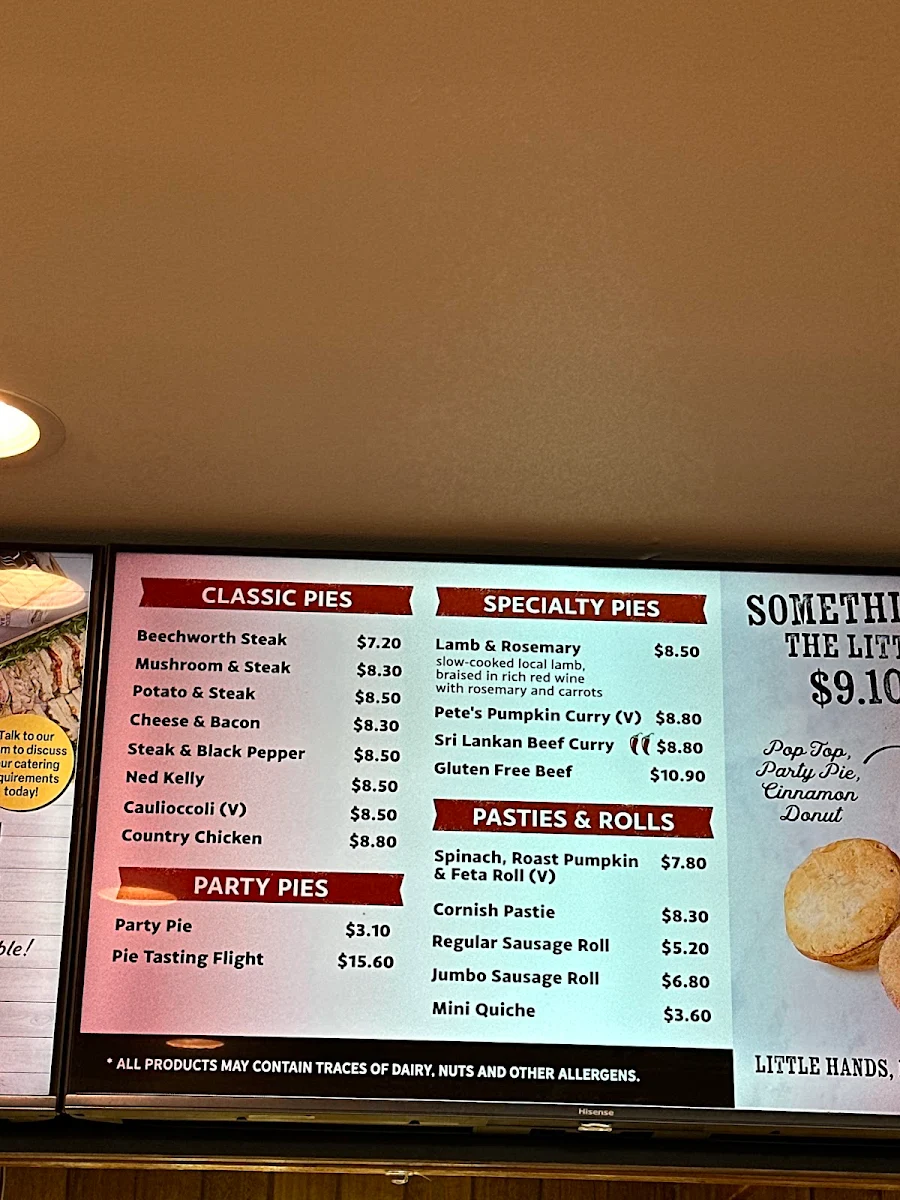 Menu, Beechworth Bakery Beechworth