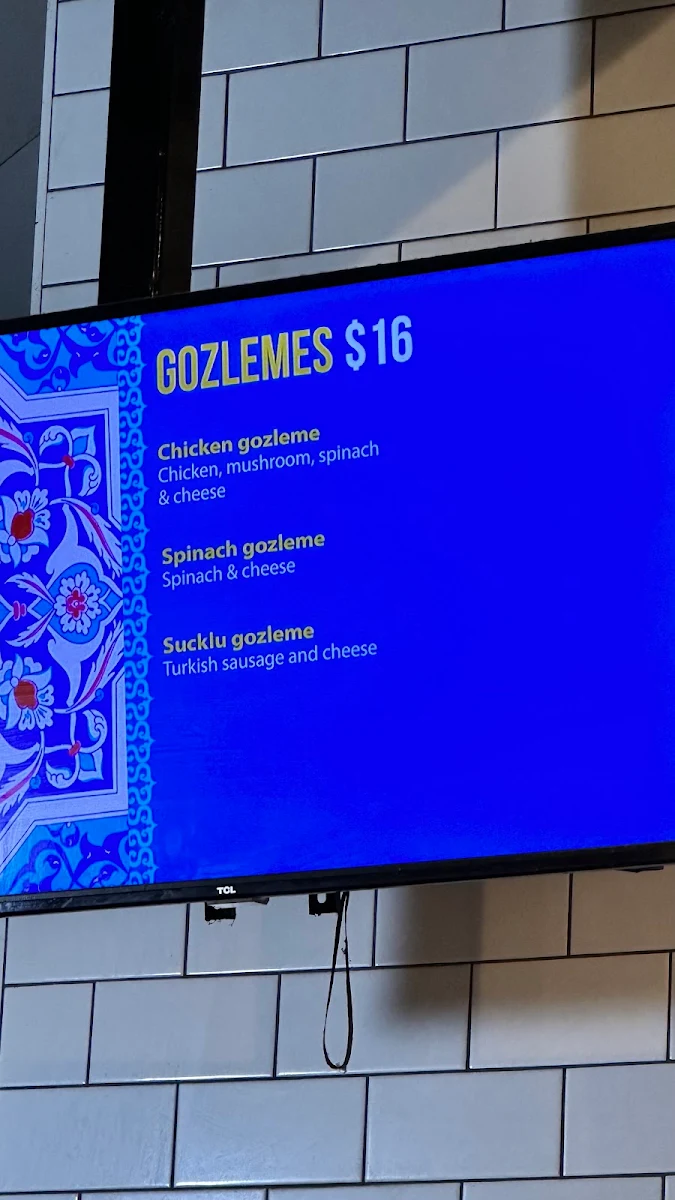Menu, Agha Grill & kebab