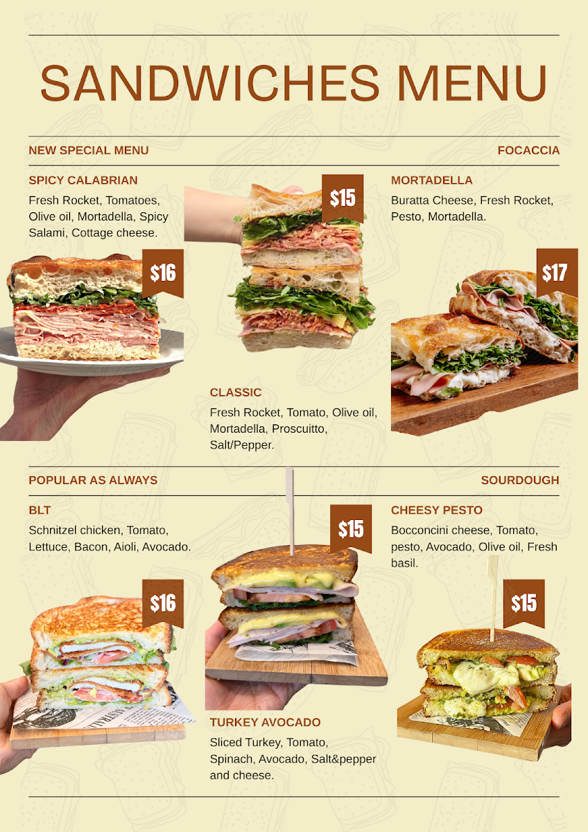 Menu, A GOOD DAY