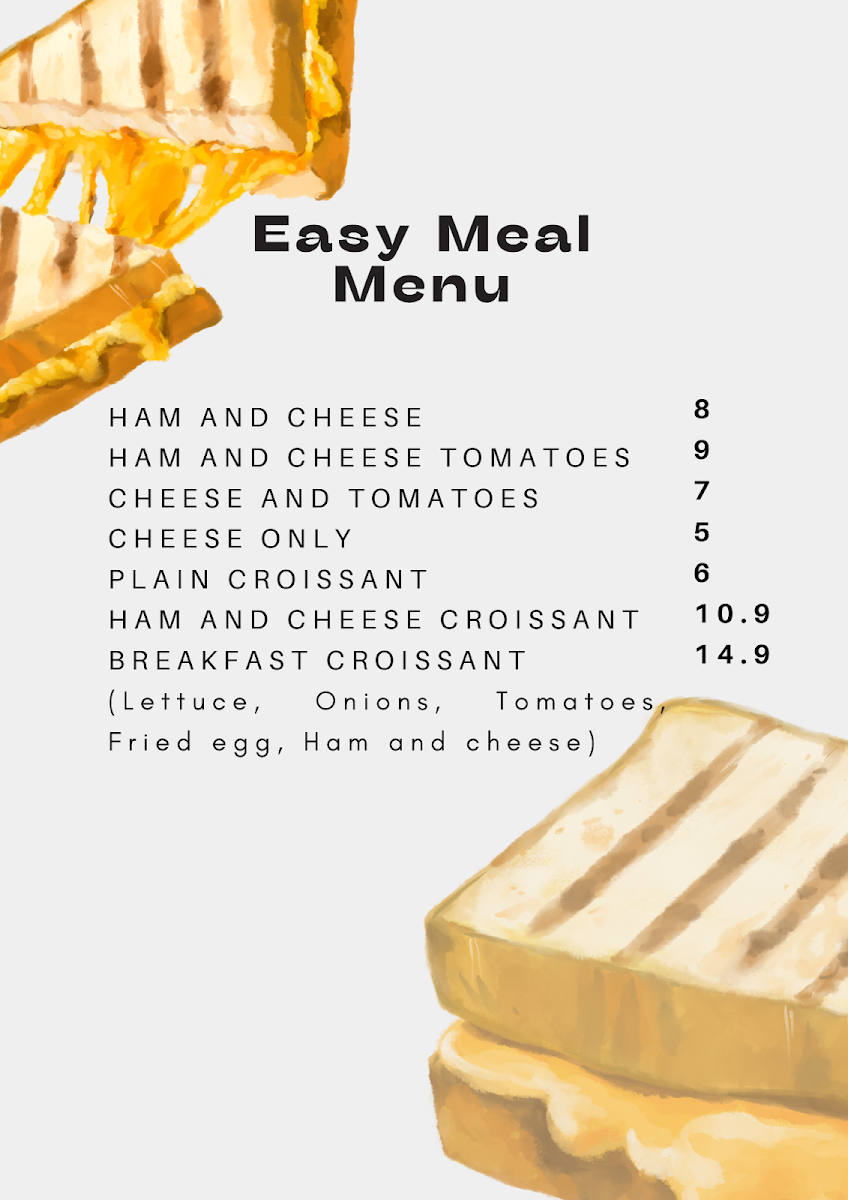 Menu, A GOOD DAY