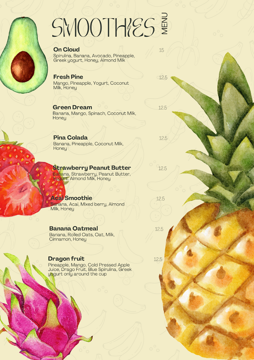 Menu, A GOOD DAY