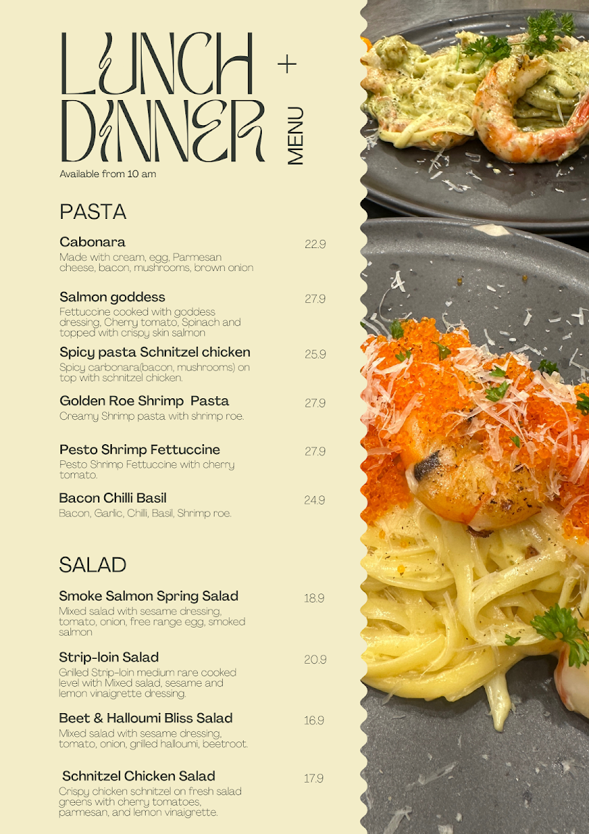 Menu, A GOOD DAY