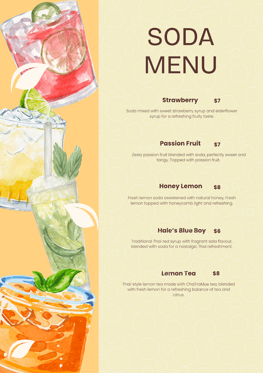 Menu, A GOOD DAY