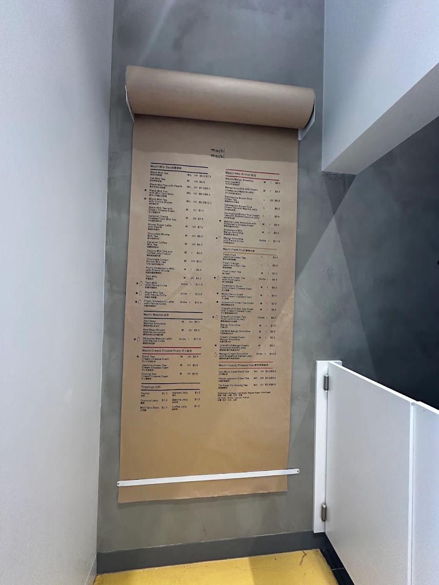 Menu, machi machi