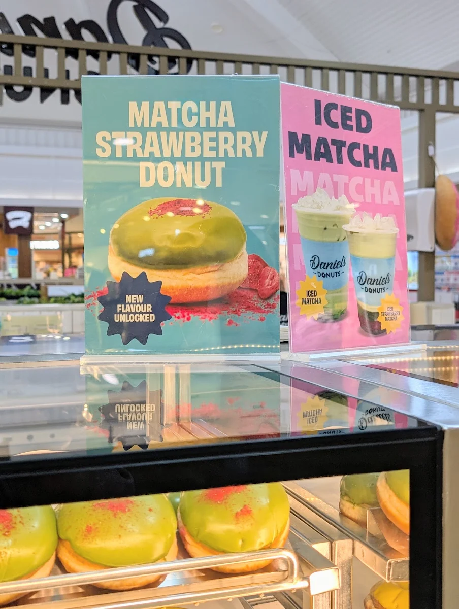 Menu, Daniel's Donuts Stockland Wendouree