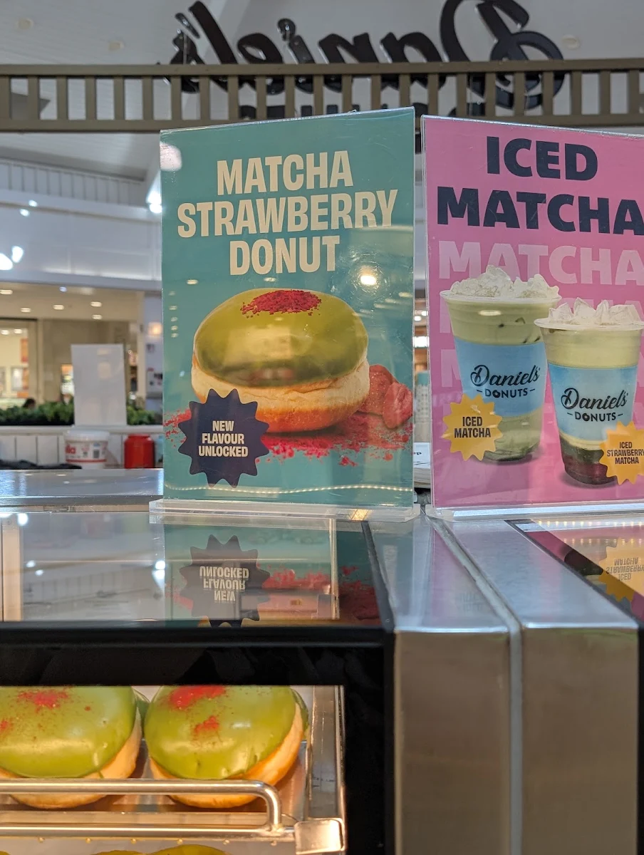 Menu, Daniel's Donuts Stockland Wendouree