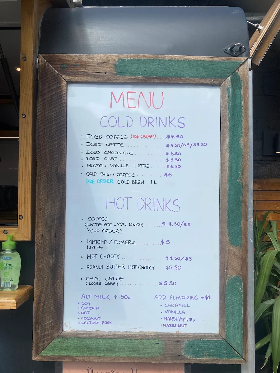 Menu, One More
