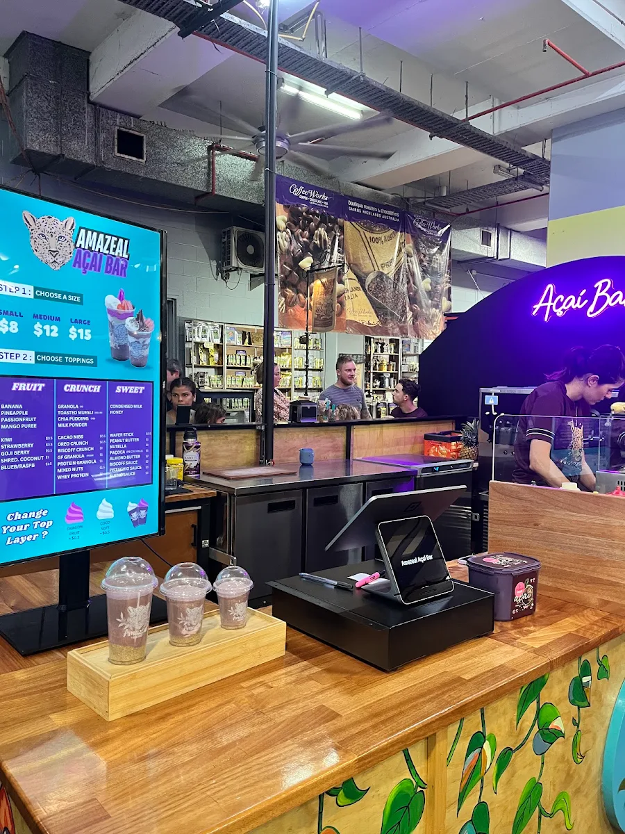 Menu, Amazeal Acai Bar