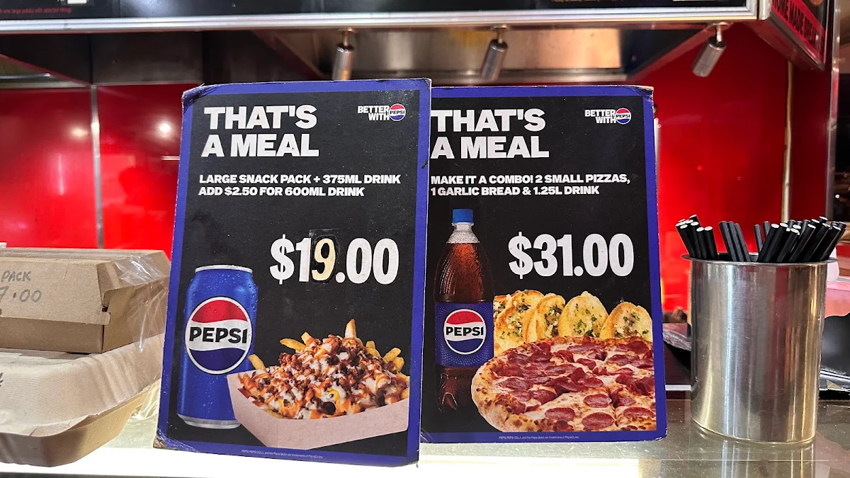 Menu, OZ Pizza & Kebabs Ermington