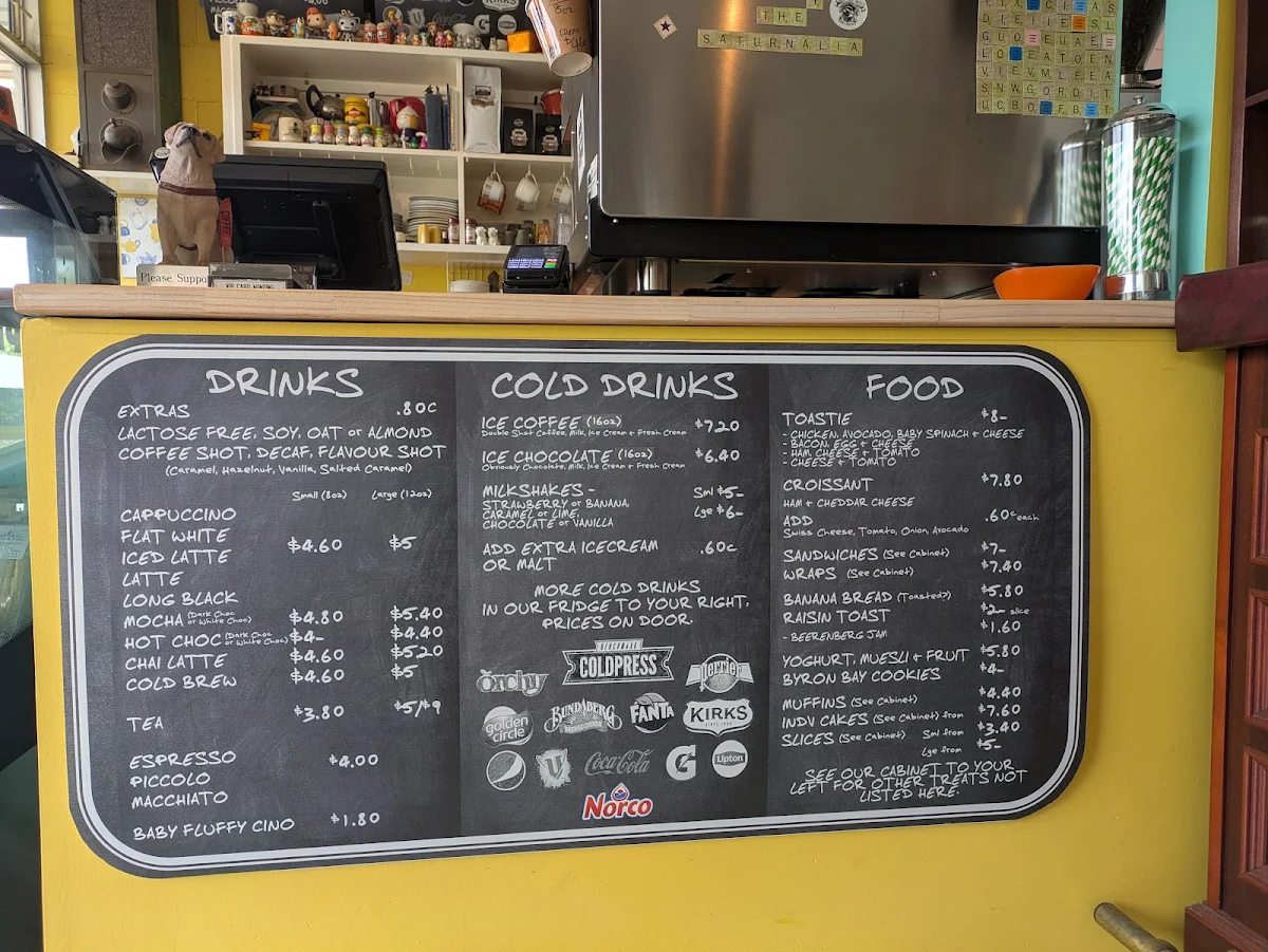 Menu, Round Table Coffee
