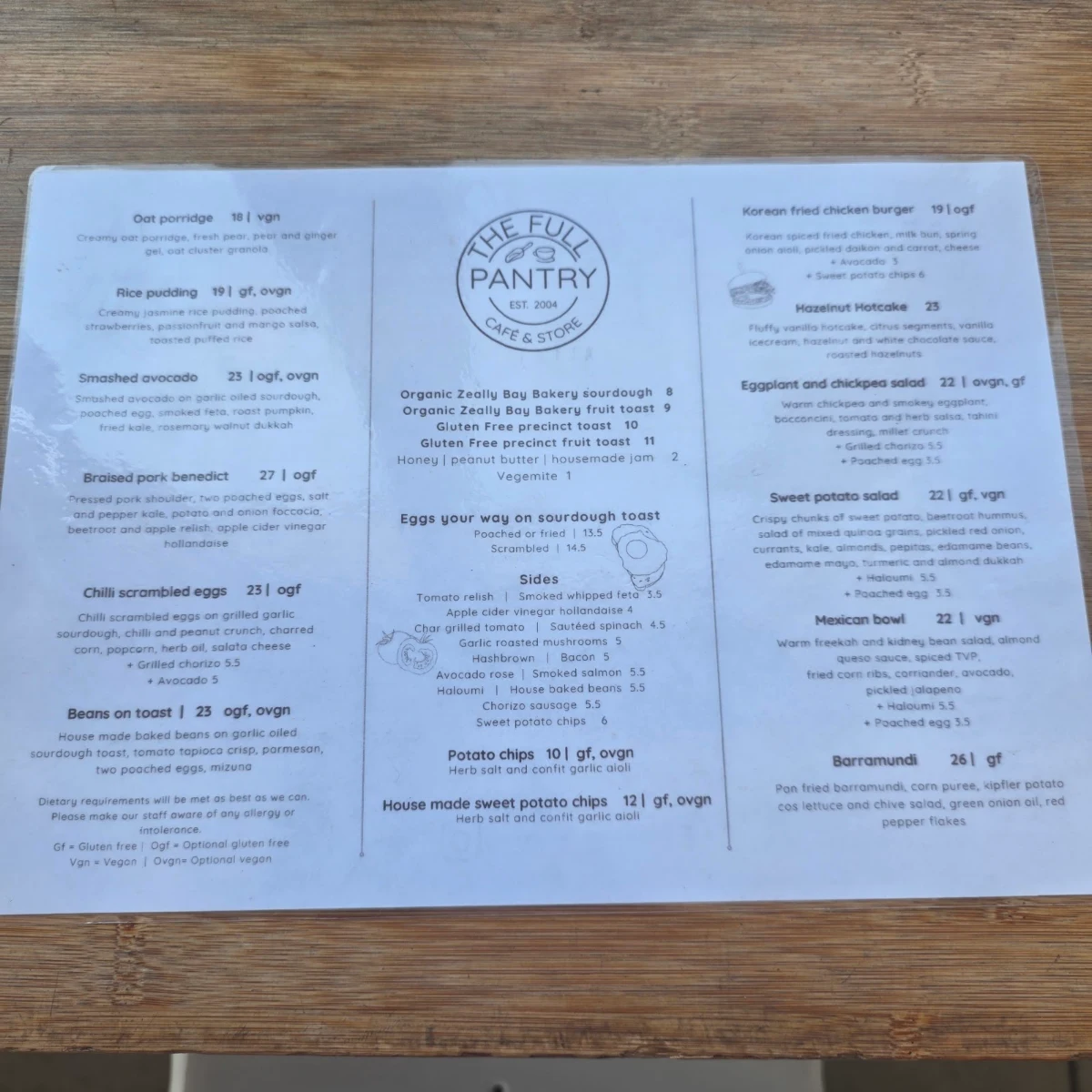 Menu photo 2