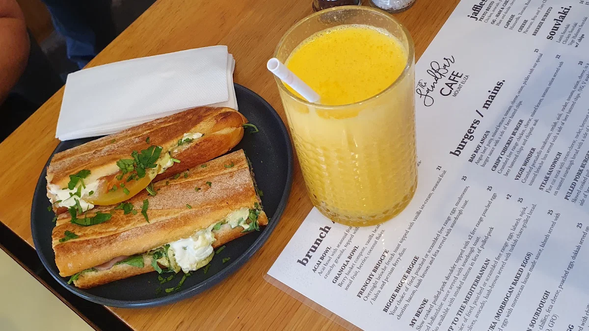 Menu, The SandBar Cafe