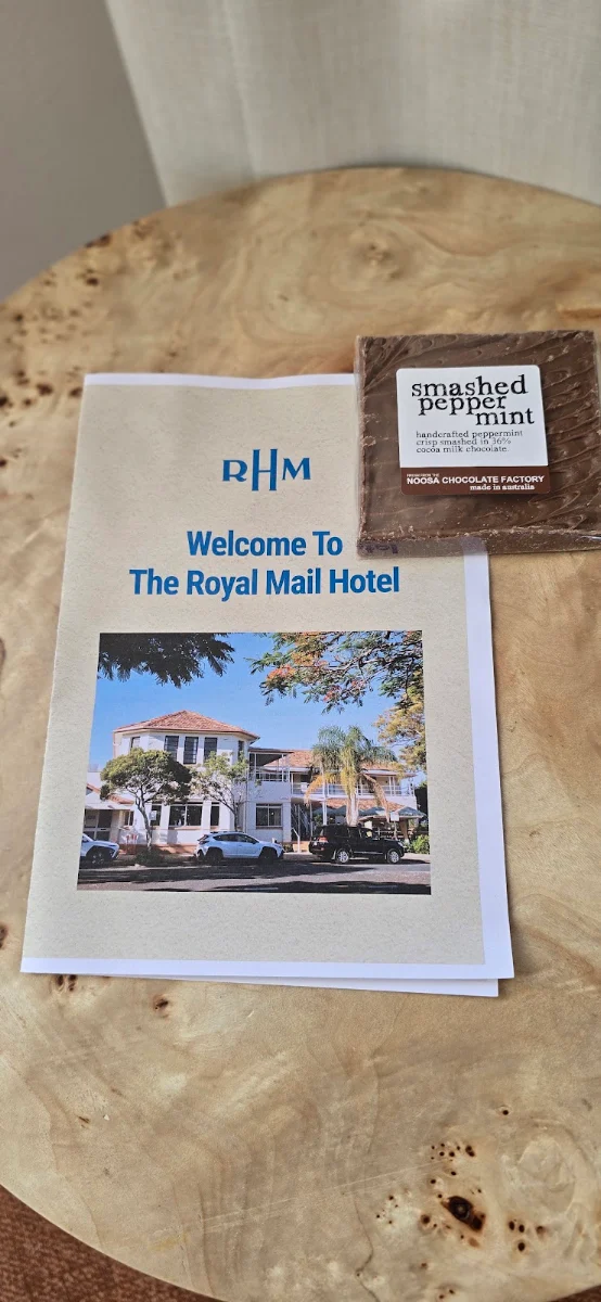 Menu, The Royal Mail Hotel