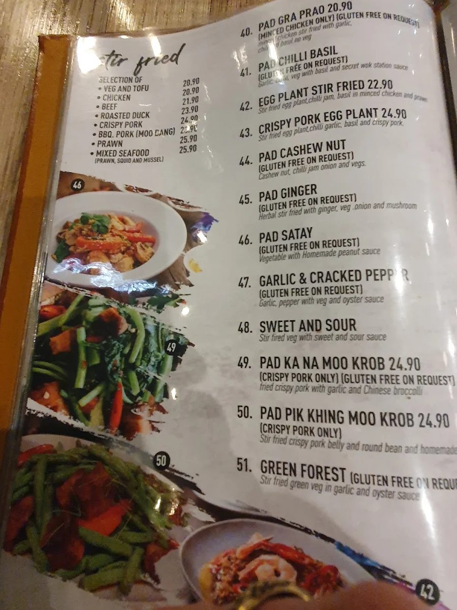 Menu, Wok Station Pyrmont