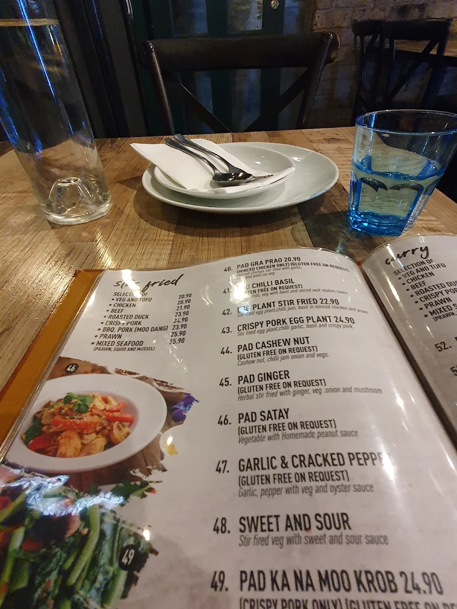 Menu, Wok Station Pyrmont