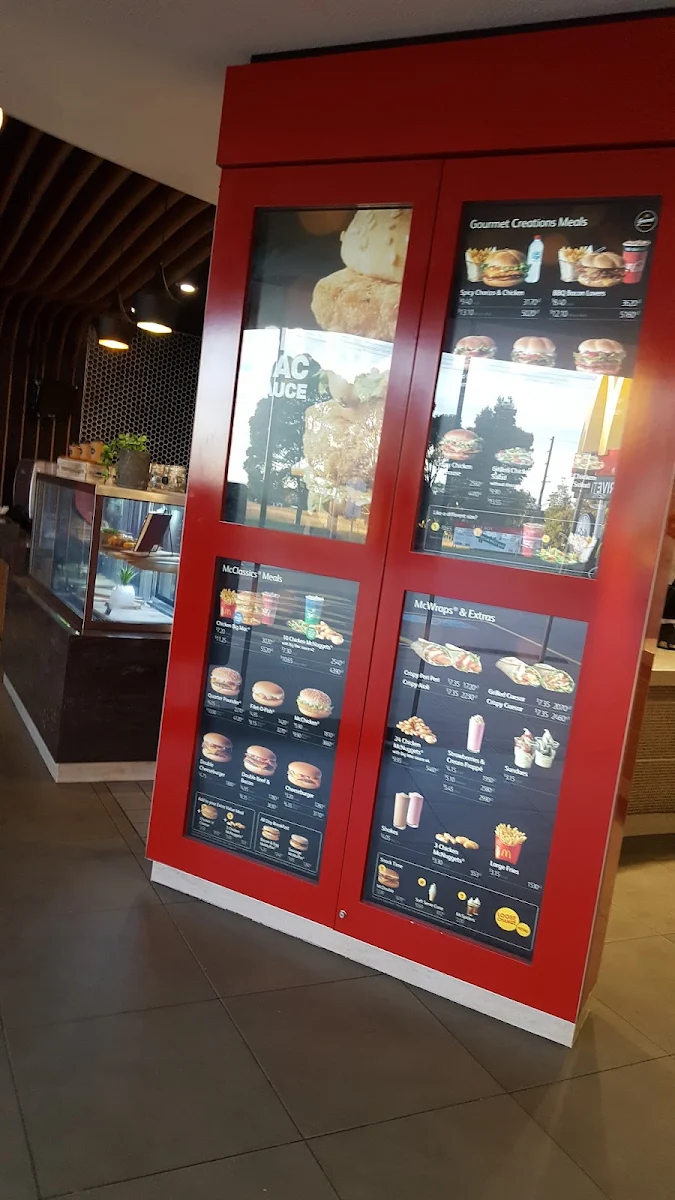 Menu, McDonald's Doveton