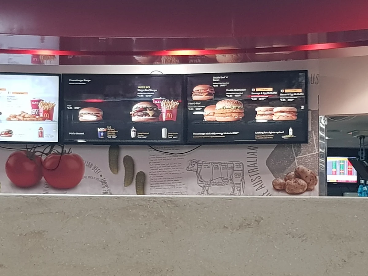 Menu, McDonald's Doveton