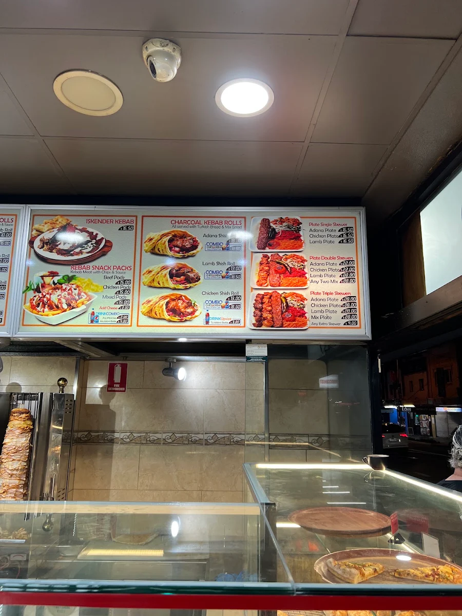 Menu, Biber Diner Merrylands