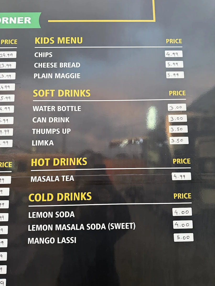 Menu, Bombay Chopati