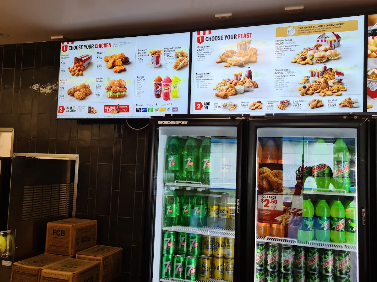 Menu, KFC Marsden