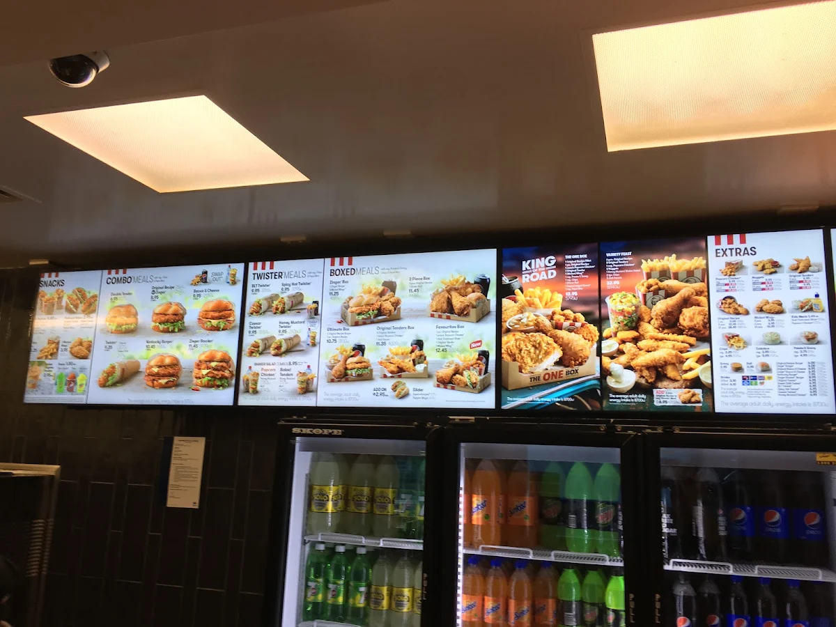 Menu, KFC Marsden