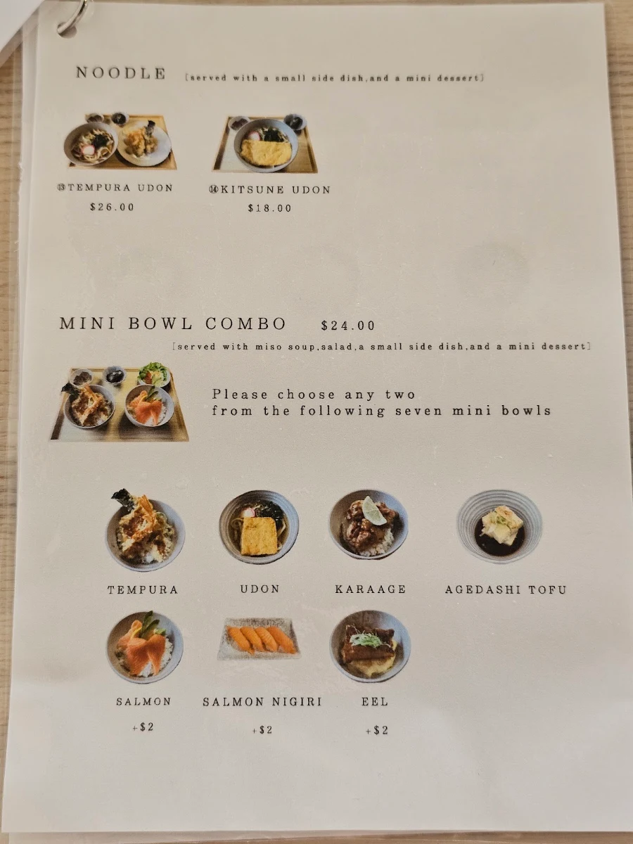 Menu, MIROKU