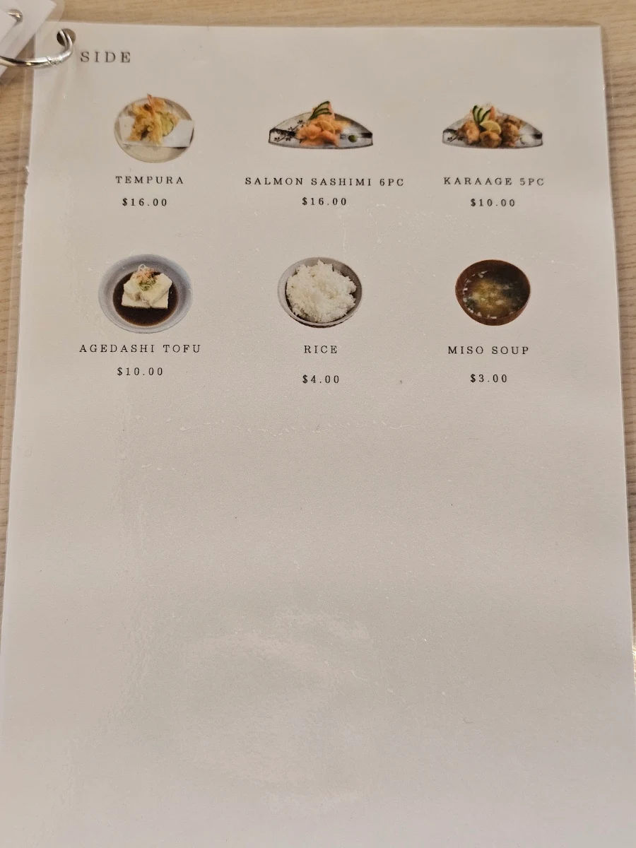 Menu, MIROKU
