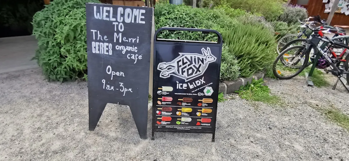 Menu, CERES Organic Cafe