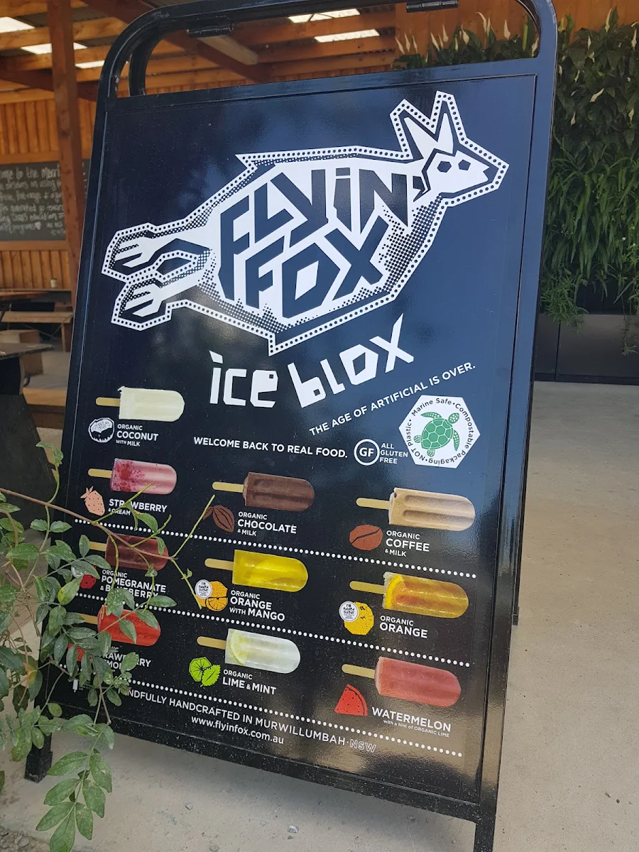 Menu, CERES Organic Cafe