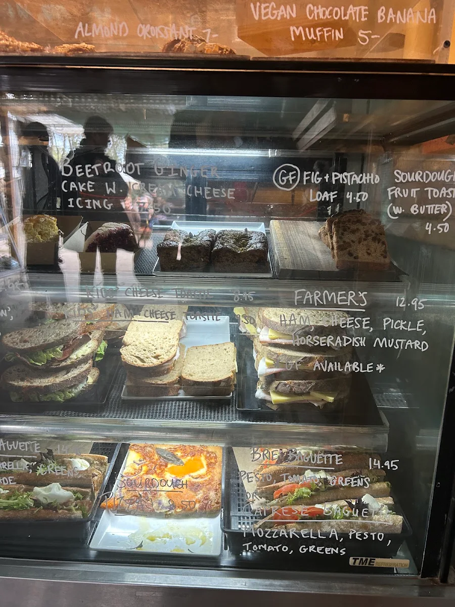 Menu, CERES Organic Cafe