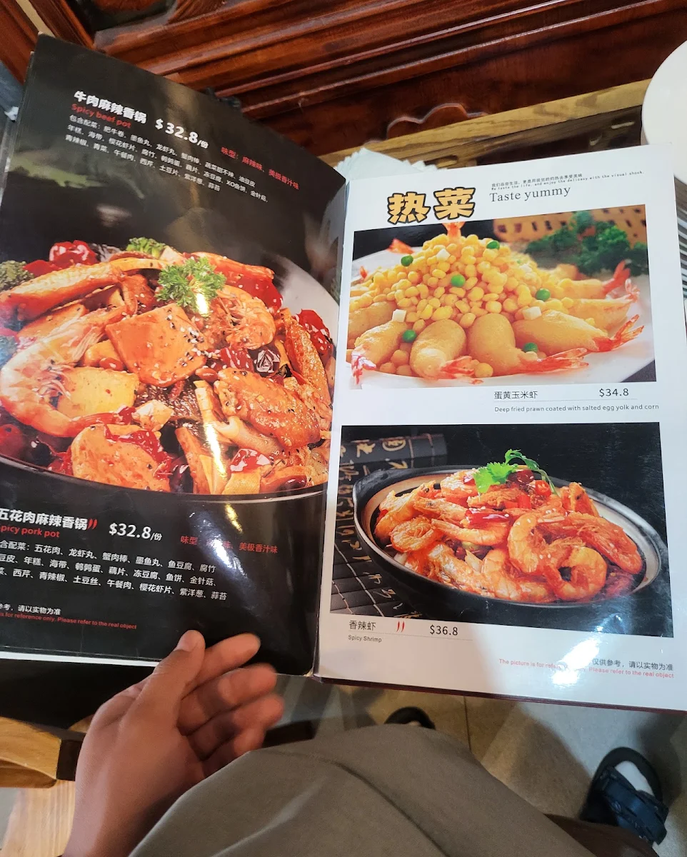 Menu, Traditional Spice Noodle House