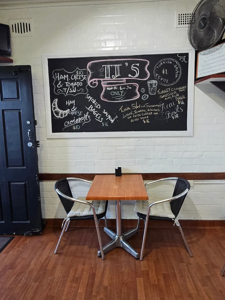 Menu, TJ's Mortdale