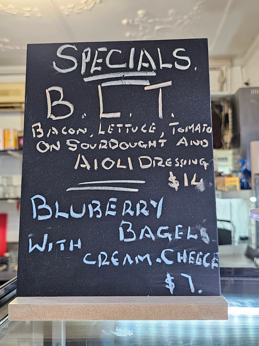 Menu, TJ's Mortdale