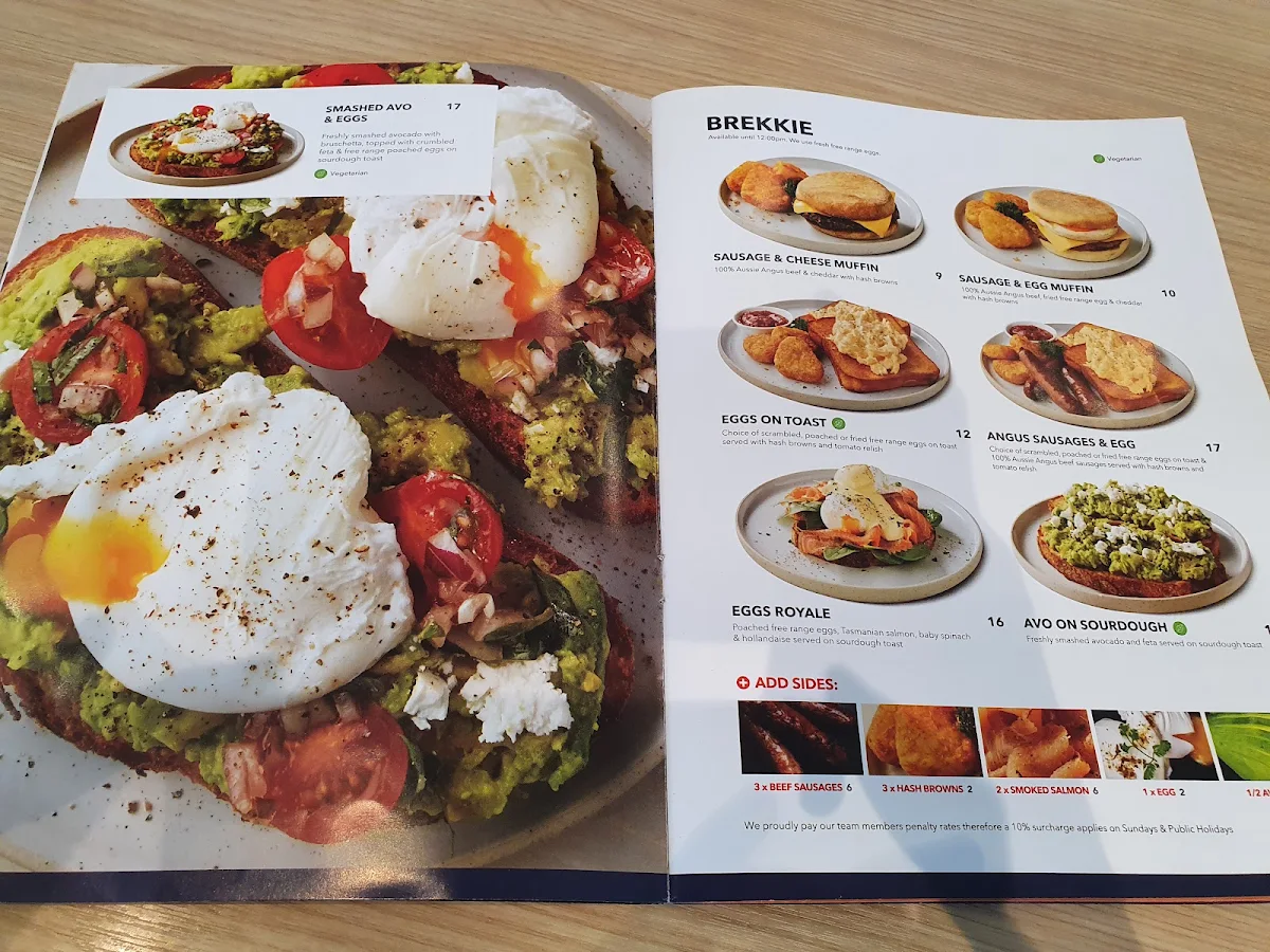 Menu, RASHAYS - Carramar